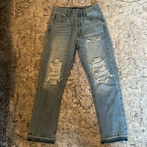 Aeropostale Super High Rise Straight Jeans